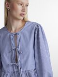 Pieces PCHOLLY TIE LONG SLEEVED BLOUSE, Deep Ultramarine, highres - 17150063_DeepUltramarine_1111988_006.jpg