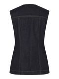 Pieces PCNUA FITTED DENIM WESTE, Indigo, highres - 17160419_Indigo_002.jpg