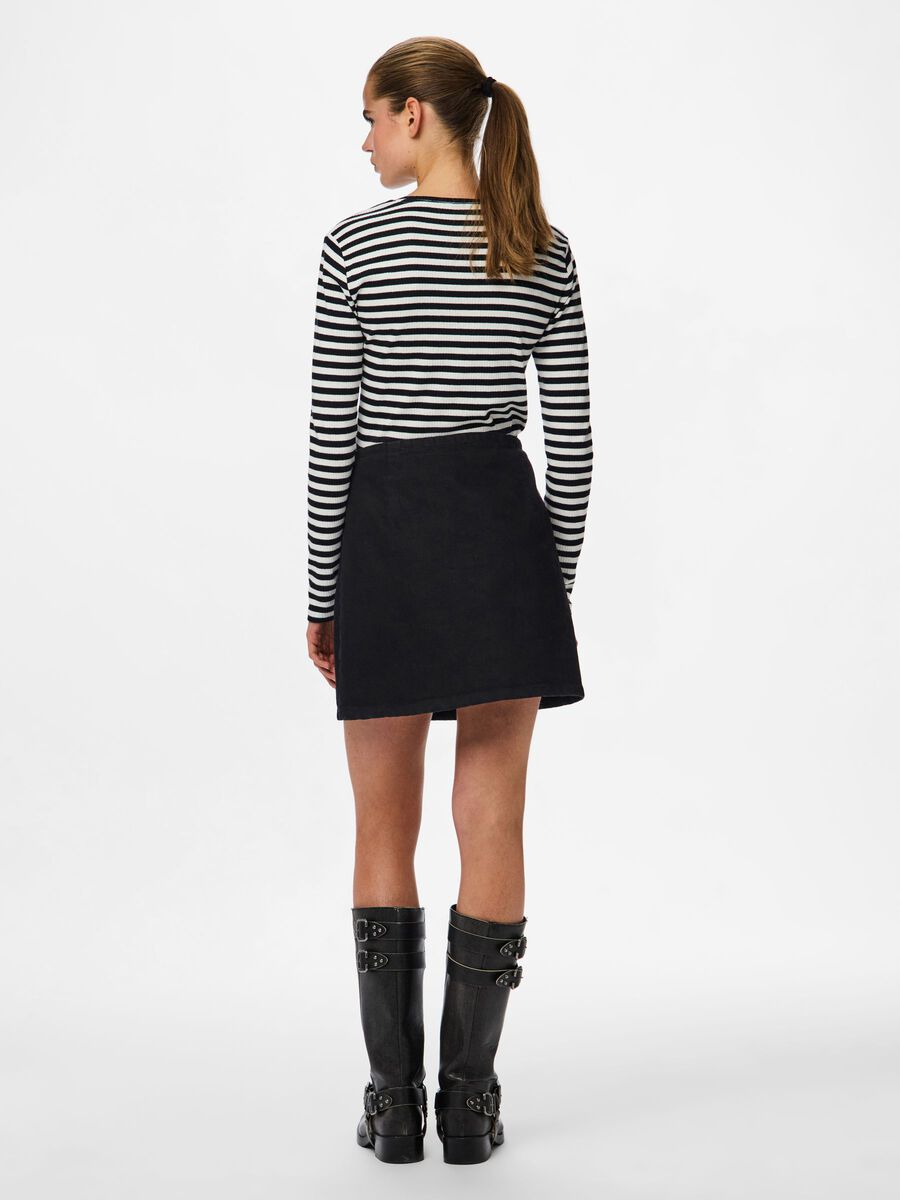 Product carousel image - GONNA A PORTAFOGLIO, Black Denim | 2