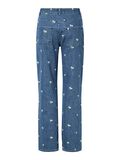 Product image thumbnail - PCFLORA HW STRAIGHT FIT JEANS, Medium Blue Denim | 8