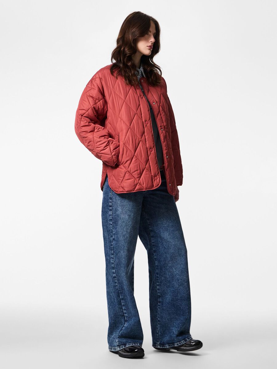Product carousel image - PCSTELLA QUILTED JACKET, Garnet | 1