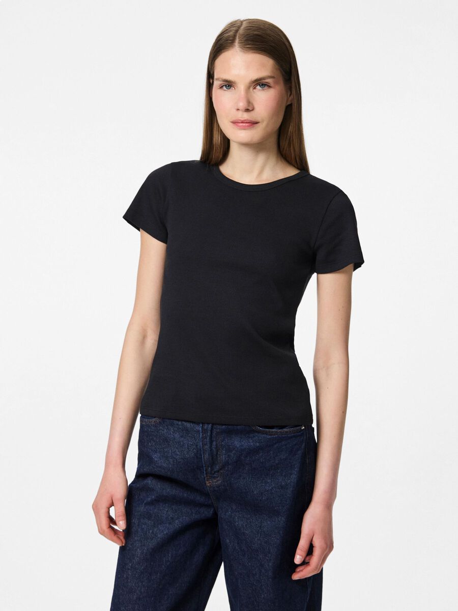Pieces CAMISETA, Black, highres - 17154483_Black_003.jpg