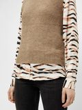 Pieces KNITTED SWEATER VEST, Tannin, highres - 17116811_Tannin_006.jpg