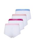 Pieces PCLOGO LADY 4ER-PACK BOXERSHORTS, Bright White, highres - 17106857_BrightWhite_1145476_002.jpg