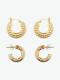 Pieces PCBALL EARRINGS, Gold Colour, highres - 17108411_GoldColour_001.jpg