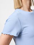 Pieces PCNICCA RIBBET T-SHIRT, Cashmere Blue, highres - 17120085_CashmereBlue_008.jpg