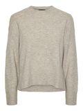 Pieces PCMALOU  KNITTED JUMPER, Taupe Gray, highres - 17154485_TaupeGray_1151319_001.jpg