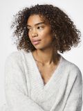 Pieces PCNADINA V-NECK JUMPER, Light Grey Melange, highres - 17157870_LightGreyMelange_006.jpg