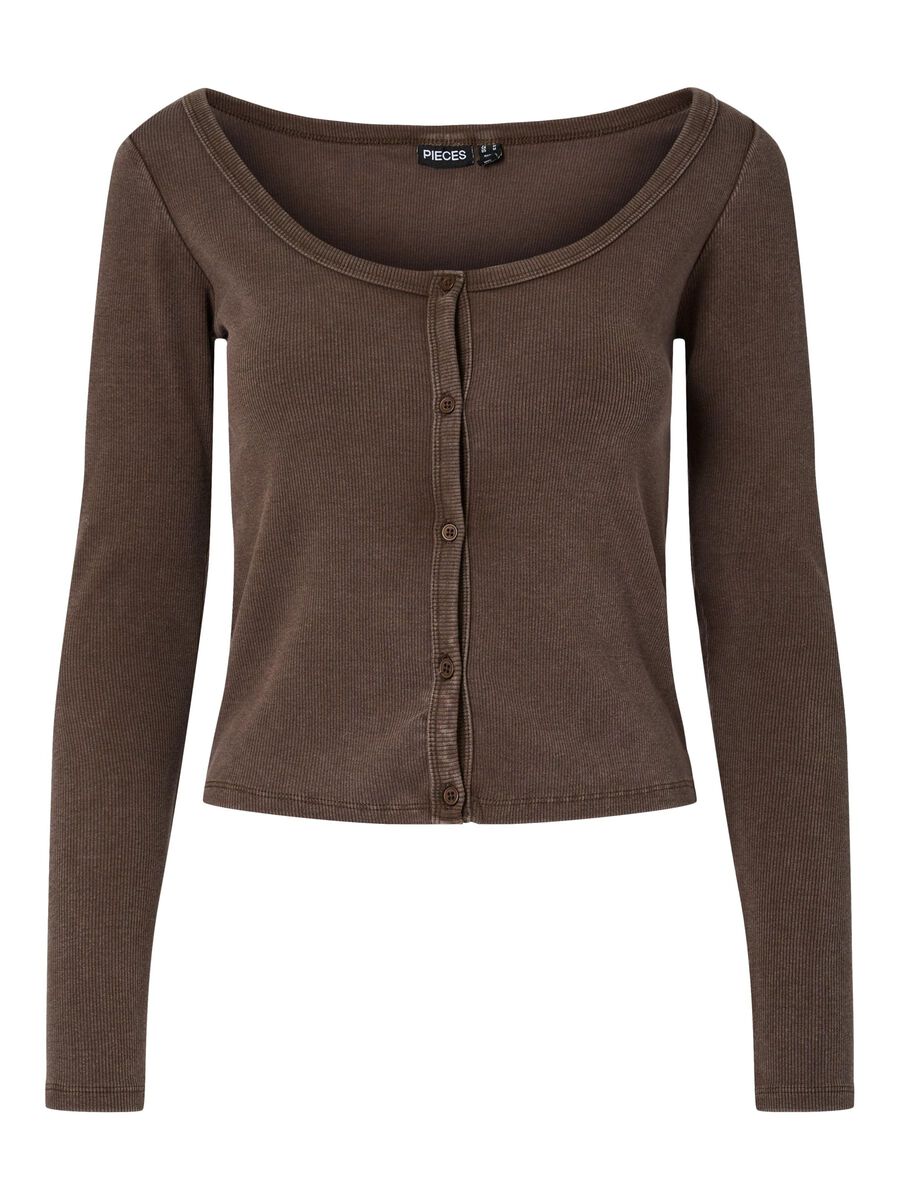 Pieces PCFETTY - DÉLAVÉ CARDIGAN, Delicioso, highres - 17161516_Delicioso_1224325_001.jpg