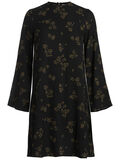 Pieces PRINTED LONG SLEEVED DRESS, Black, highres - 17083951_Black_001.jpg