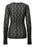 Product image thumbnail - PCHAZEL LONG SLEEVED TOP, Black | 6
