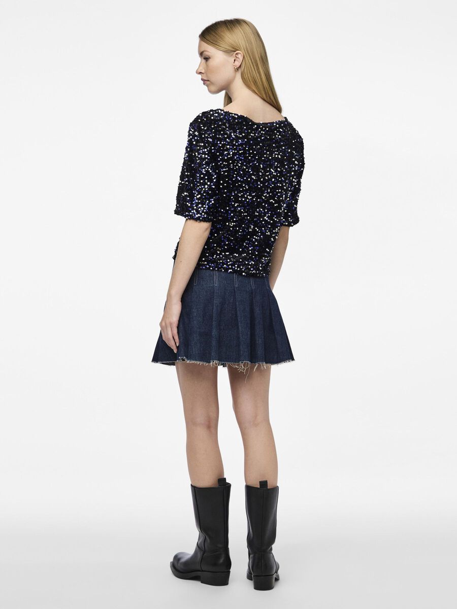 Pieces PCKAM T-SHIRT, Black, highres - 17132951_Black_1146692_004.jpg