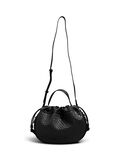 Pieces LARGE BRAIDED BALLOON BAG, Black, highres - 17160038_Black_007.jpg