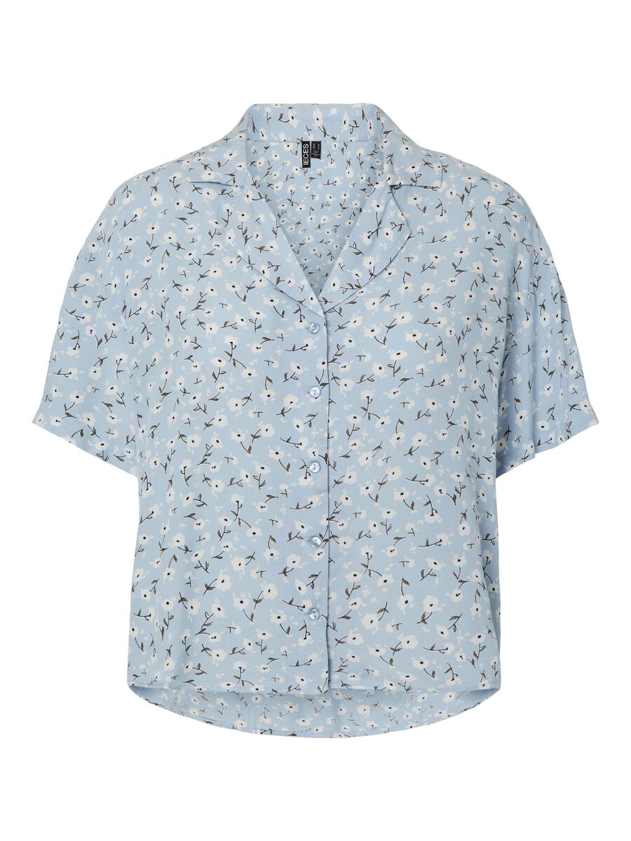 Pieces PCNYA 2/4 SHIRT, Cashmere Blue, highres - 17156468_CashmereBlue_1186669_001.jpg
