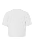 Pieces PCSARA CROPPED T-SHIRT, Bright White, highres - 17146319_BrightWhite_002.jpg