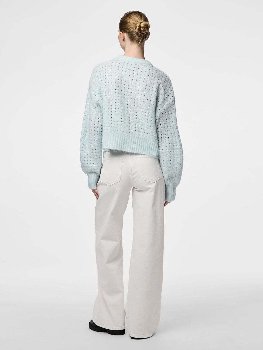 Pieces PCSIKKA KNITTED JUMPER, Cloud Blue, highres - 17158184_CloudBlue_004.jpg