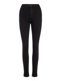 Pieces PCHIGHFIVE HW SKINNY FIT JEANS, Black, highres - 17100970_Black_001.jpg