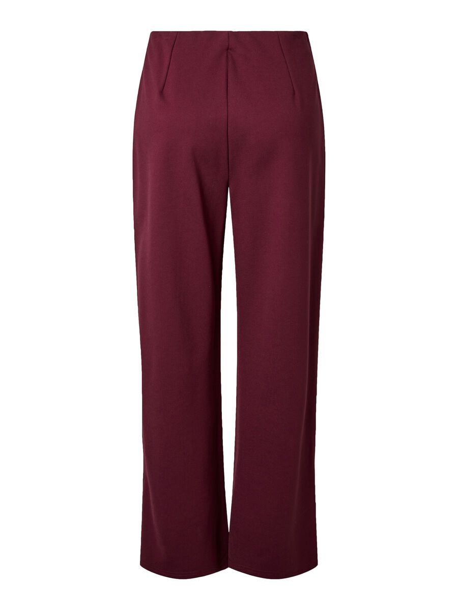 Carousel image - PCGUNHILD HW  WIDE-LEG TROUSERS, Tawny Port | 7