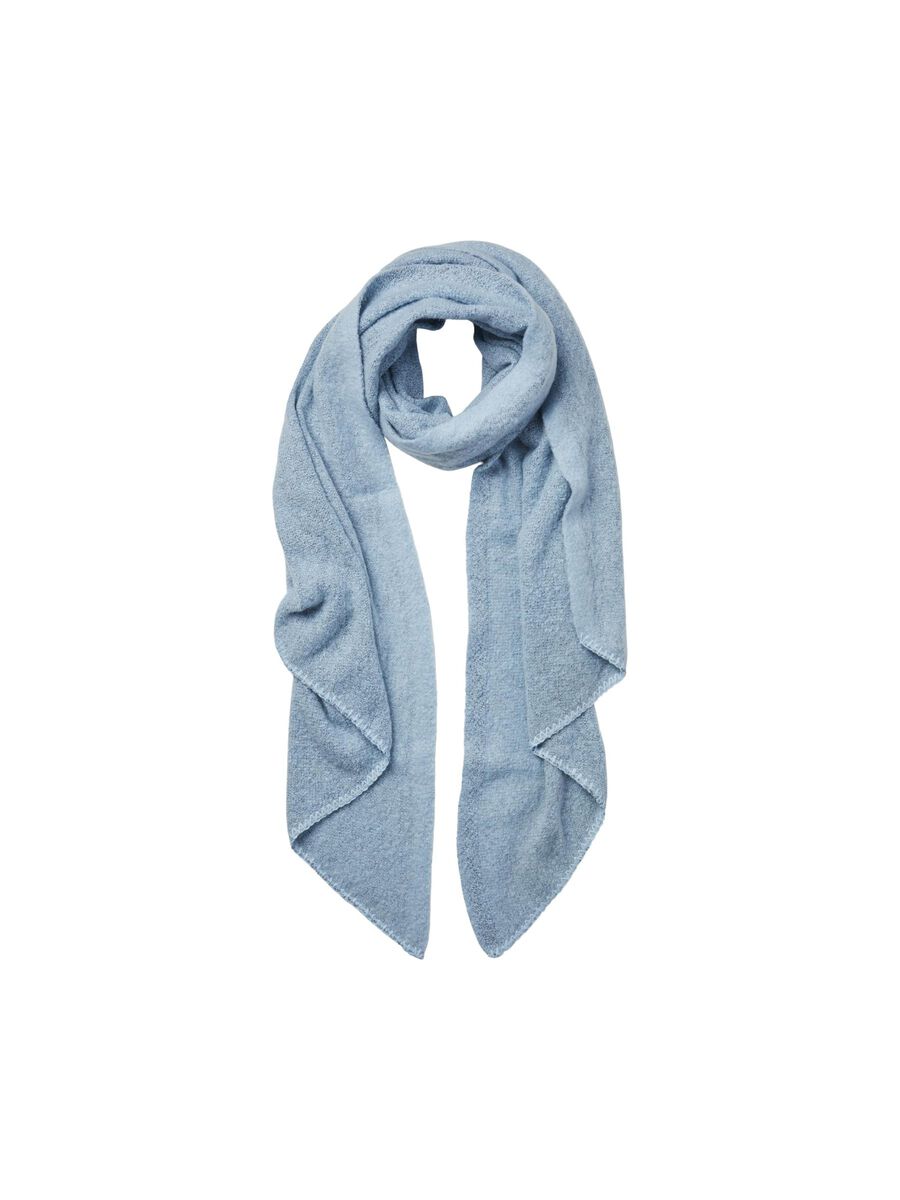 Pieces MAILLE DOUCE FOULARD LONG, Airy Blue, highres - 17076047_AiryBlue_001.jpg