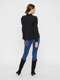 Pieces POPLIN PUFF SLEEVE SHIRT, Black, highres - 17107999_Black_004.jpg