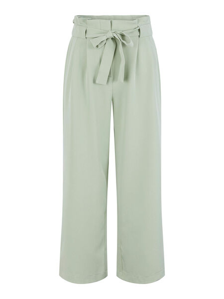 Pieces PCSIBBY CROPPED TROUSERS, Swamp, highres - 17126522_Swamp_001.jpg