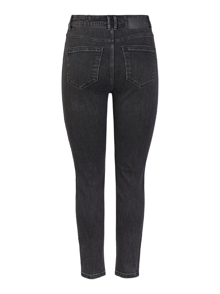 Pieces TAILLE HAUTE JEAN SLIM, Black Denim, highres - 17108134_BlackDenim_002.jpg