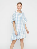 Pieces CHECKED KNEE-LENGTH DRESS, Cloud Dancer, highres - 17104691_CloudDancer_769368_003.jpg