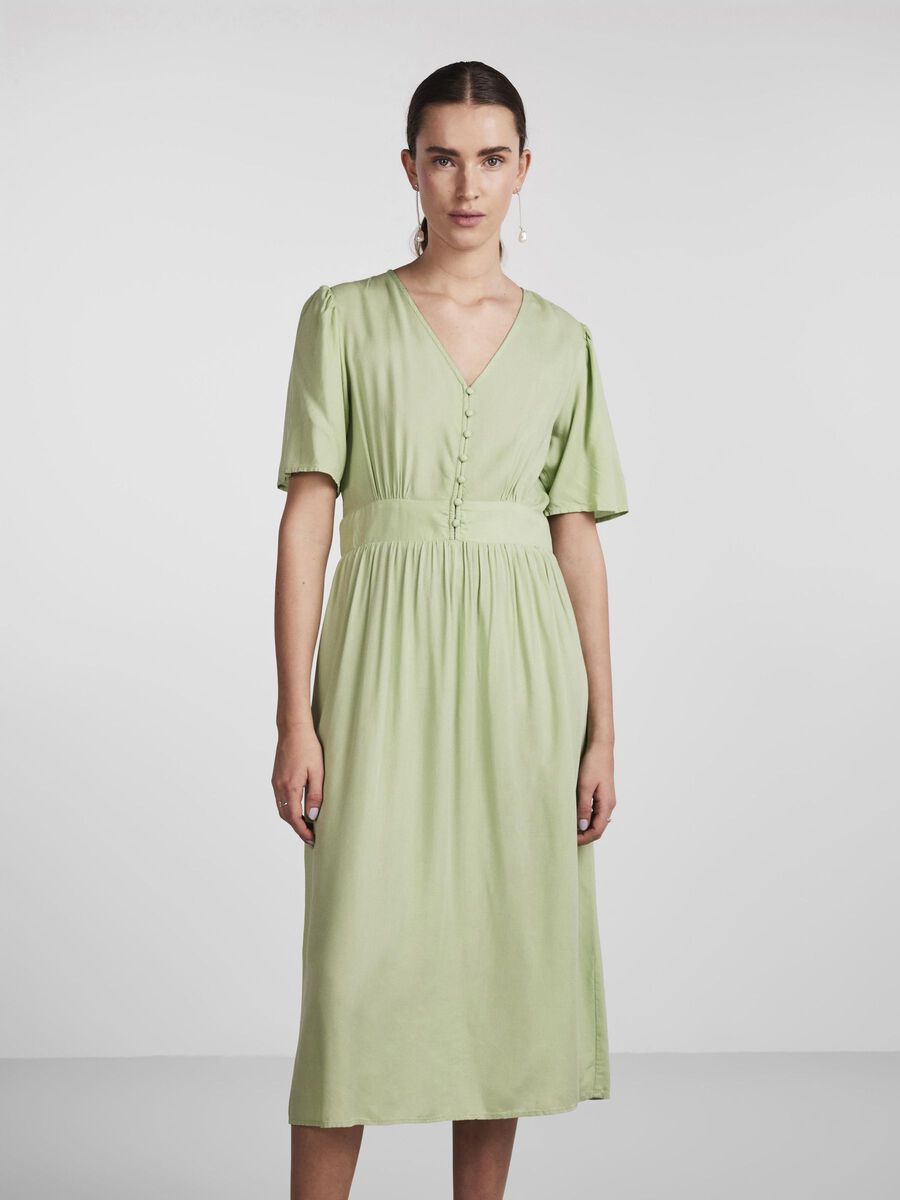 Pieces PCTALA MIDI DRESS, Quiet Green, highres - 17133688_QuietGreen_003.jpg