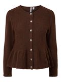 Product image thumbnail - PCPINGE  KNITTED CARDIGAN, Chicory Coffee | 5