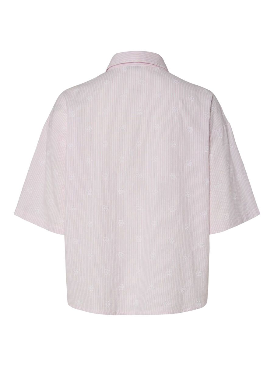Pieces PCEMMA 2/4 SHORT SLEEVED SHIRT, Prism Pink, highres - 17152065_PrismPink_1137402_002.jpg