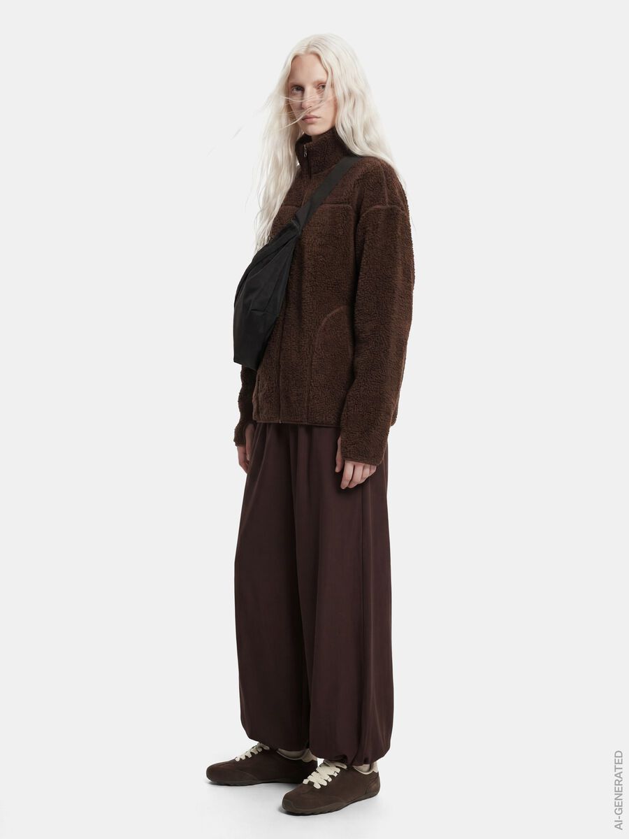 Carousel image 3 PCSADIA TEDDY JACKET, Hot Fudge