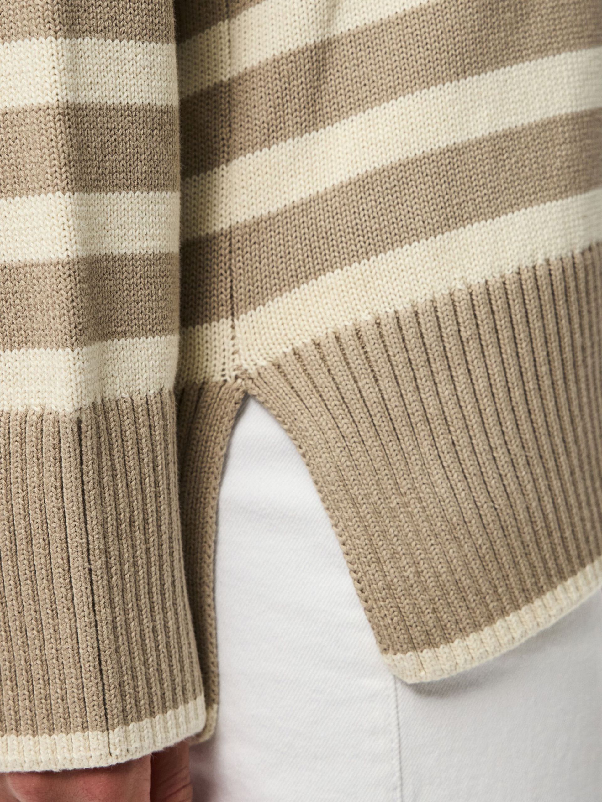 Carousel image - PCAVA SLIT KNITTED PULLOVER, Crockery | 4