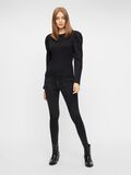 Pieces PUFF SHOULDER LONG SLEEVED TOP, Black, highres - 17109054_Black_005.jpg