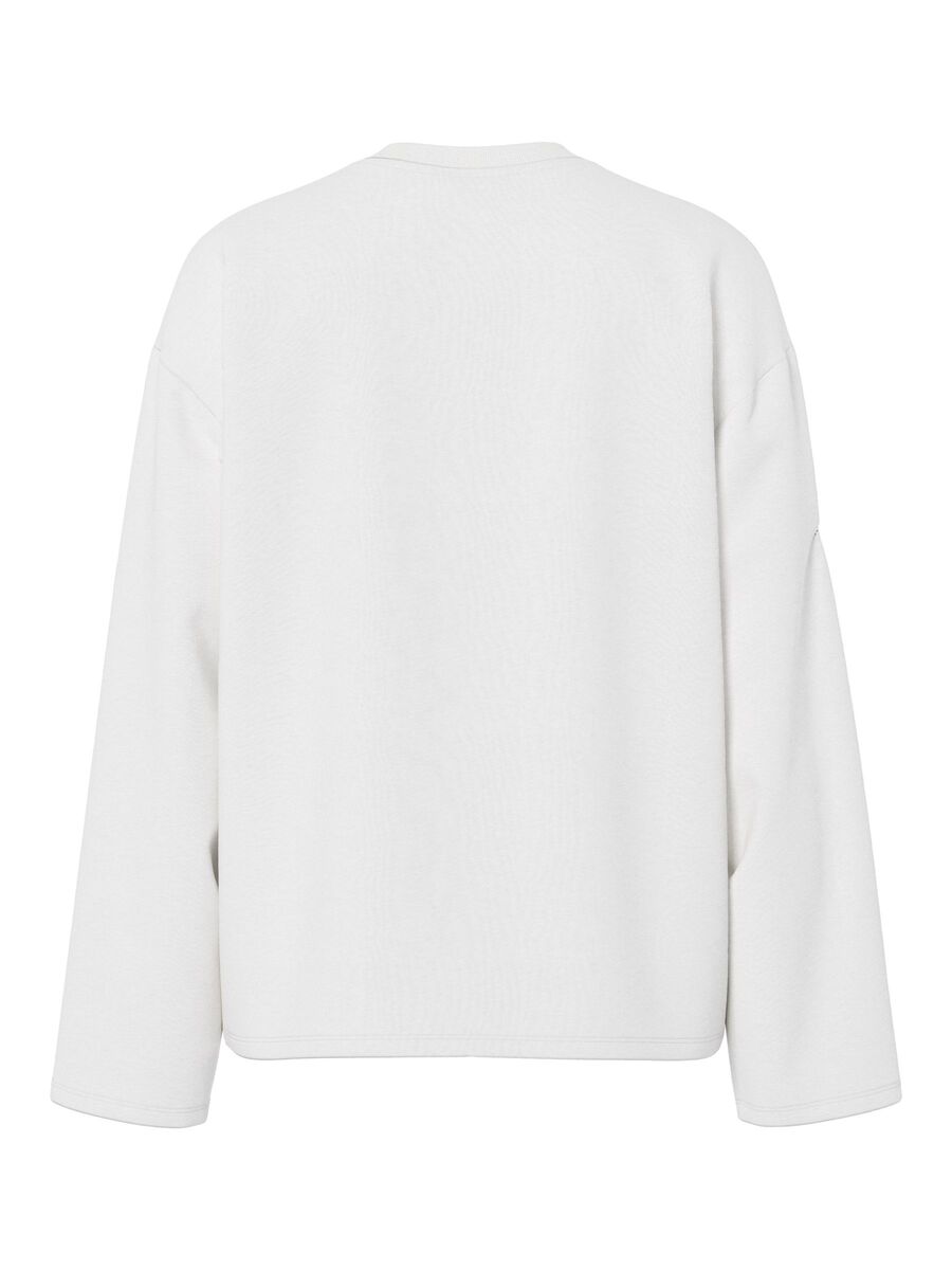 Pieces PCSADIE LONG SLEEVED TOP, Cloud Dancer, highres - 17146655_CloudDancer_002.jpg
