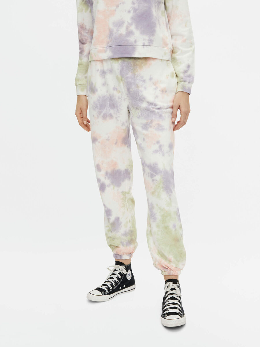 Pieces PCPINAR TIE-DYE SWEATPANTS, Deep Lichen Green, highres - 17119230_DeepLichenGreen_898426_003.jpg