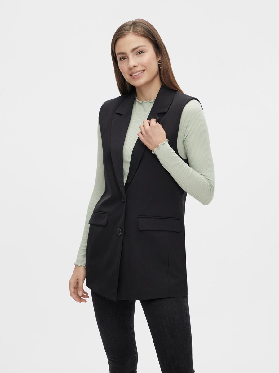 Product carousel image 1 PCFLORITA WAISTCOAT, Black
