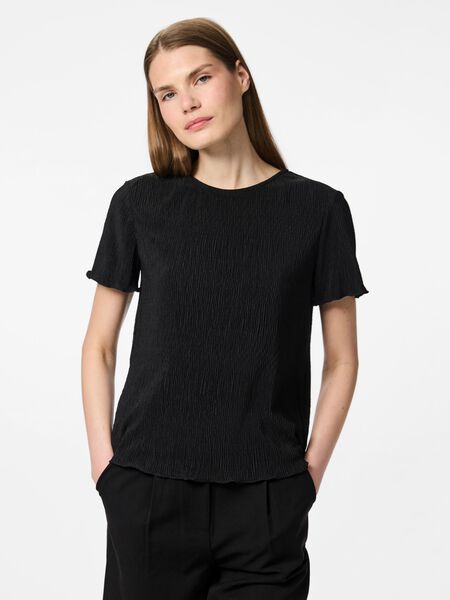 Pieces PCFLORA T-SHIRT, Black, highres - 17155404_Black_003.jpg