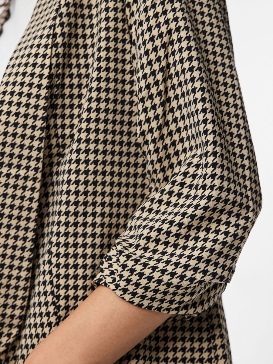 Product carousel image - PCBOSELLA 3/4-ARM PRINT BLAZER, White Pepper | 4