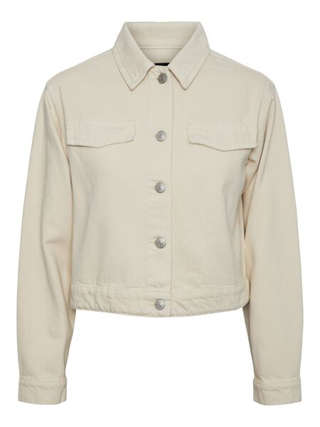 Pieces PCTESSIE DENIM JACKET, Whitecap Gray, highres - 17133488_WhitecapGray_001.jpg