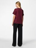 Pieces PCRIA - COTON T-SHIRT, Tawny Port, highres - 17140802_TawnyPort_004.jpg
