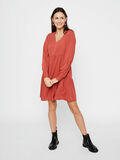 Pieces V-NECK SMOCK DRESS, Chili Oil, highres - 17106280_ChiliOil_005.jpg