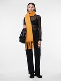 Product image thumbnail - PCLYSNA LONG SCARF, Persimmon Orange | 2
