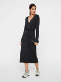 Pieces FAUX-WRAP MIDI DRESS, Black, highres - 17099577_Black_005.jpg