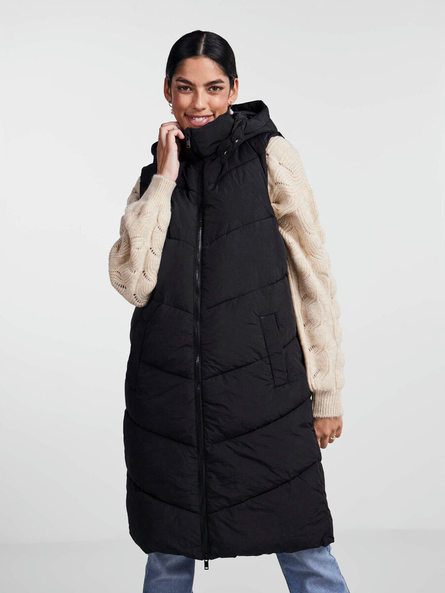 Pieces GILET IMBOTTITO, Black, highres - 17131106_Black_003.jpg