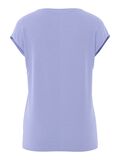 Product image thumbnail - PCBILLO LUREX T-SHIRT, Baby Lavender | 6