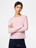 Product image thumbnail - PCMARIE POINTELLE  LONG SLEEVED TOP, Roseate Spoonbill | 1