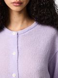Product image thumbnail - PCIDA KNITTED CARDIGAN, Pastel Lilac | 4