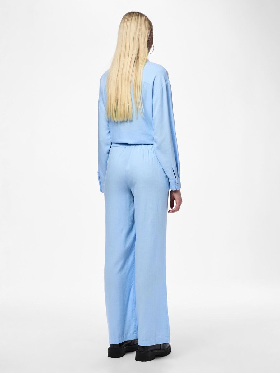 Pieces PCPIA WIDE-LEG TROUSERS, Airy Blue, highres - 17149314_AiryBlue_004.jpg