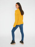 Pieces KNITTED HIGH NECK PULLOVER, Nugget Gold, highres - 17086665_NuggetGold_004.jpg
