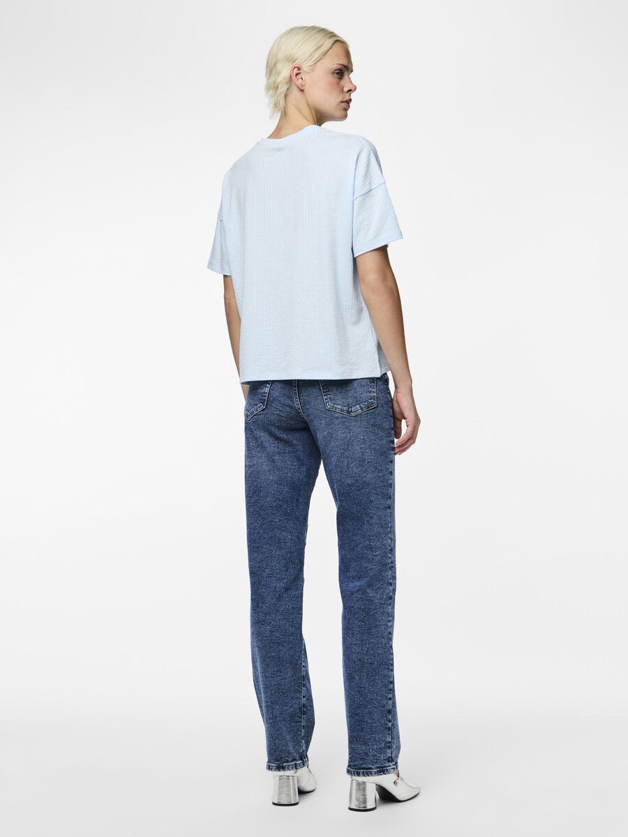 Pieces PCBRECCA OVERSIZED T-SHIRT, Nantucket Breeze, highres - 17153932_NantucketBreeze_004.jpg